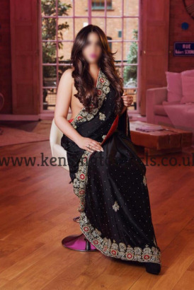 Indian escort girl wearing a saree